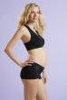 Under tummy hipster brief in black