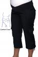 Maternity 3/4 Cargo Pant In Black