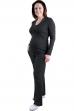 Maternity yoga leisure knit pant set