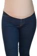 Maternity plus size jeans stretch high band adjustable waist